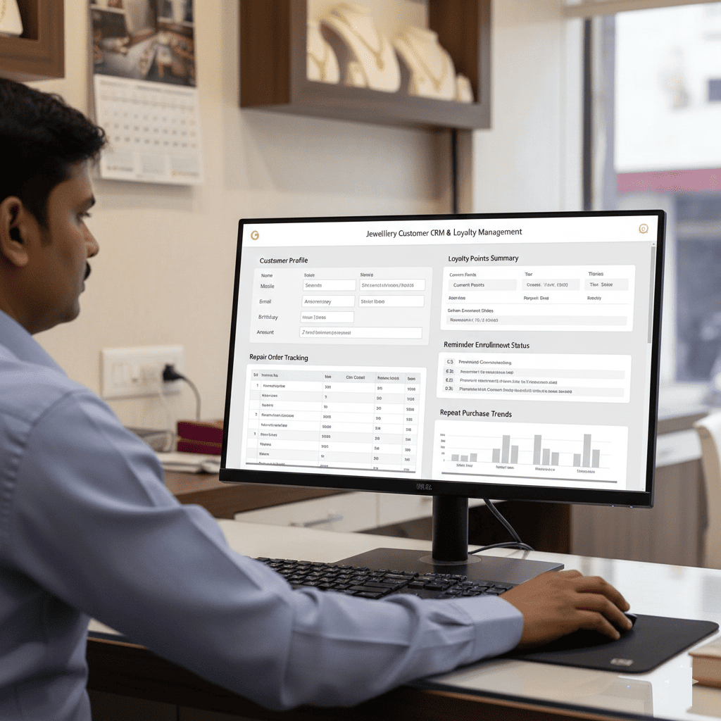 Jewellery CRM and customer loyalty management software