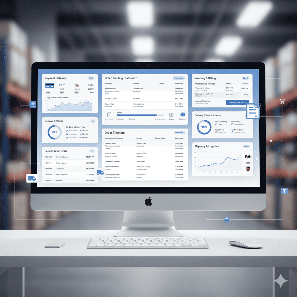 Secure payment processing and automated order fulfillment system