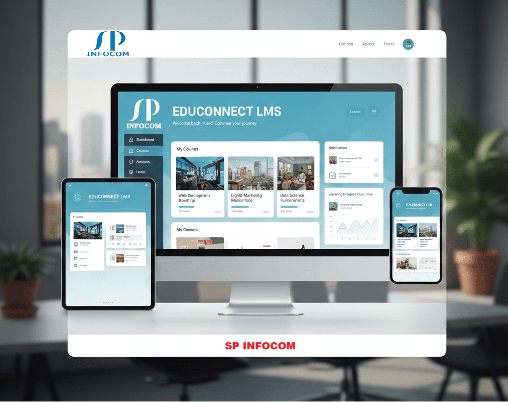 Custom LMS software for schools, colleges, and educational institutions