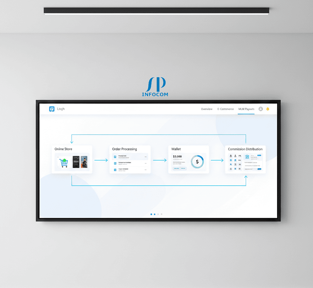 Integrated e-commerce solution for MLM and direct selling businesses