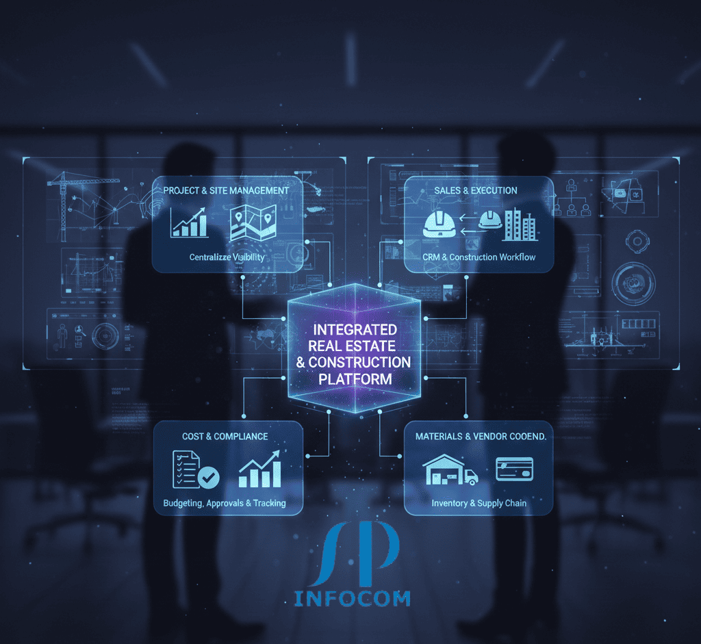 SP Infocom digital solutions for real estate and construction project management and operations