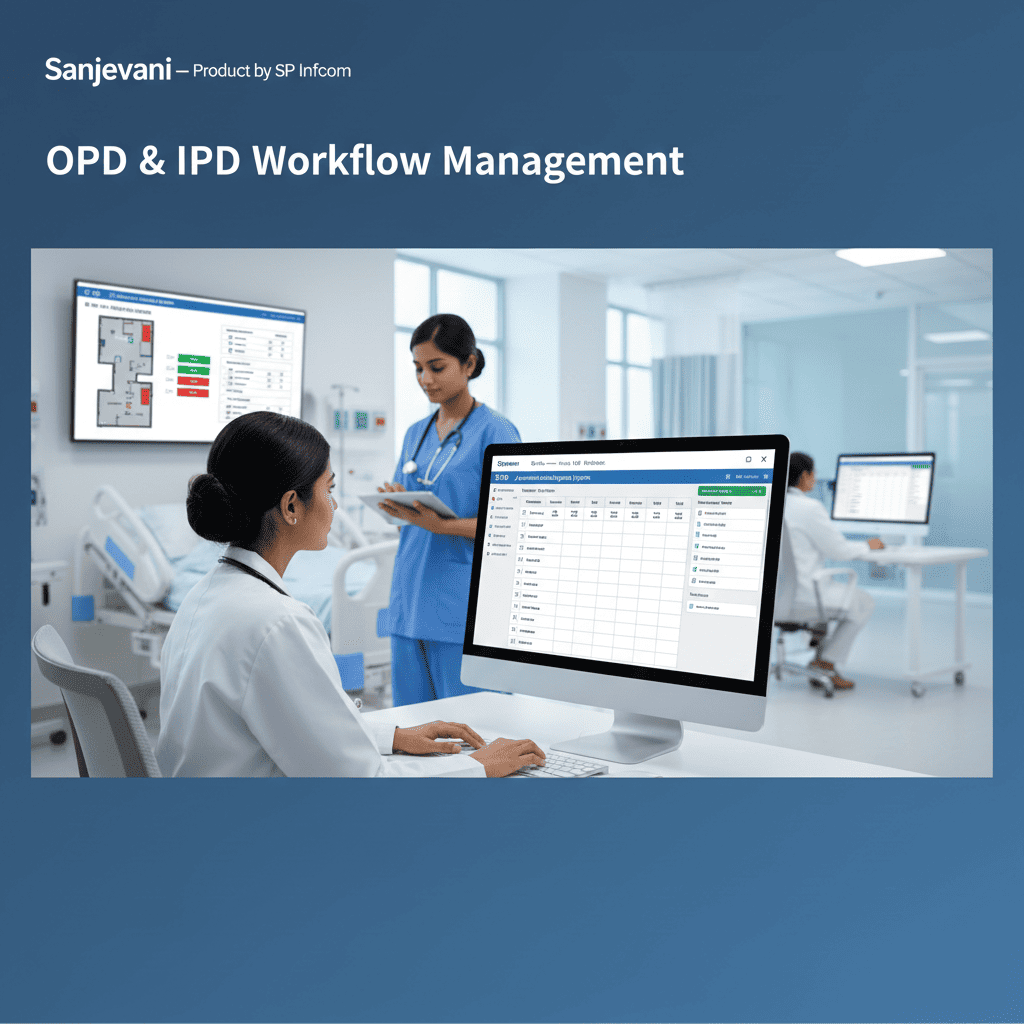 OPD and IPD management system for hospitals