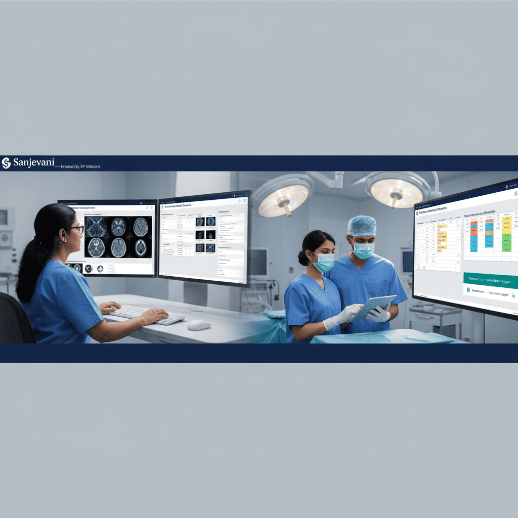 Radiology, OT and medical records management software for hospitals