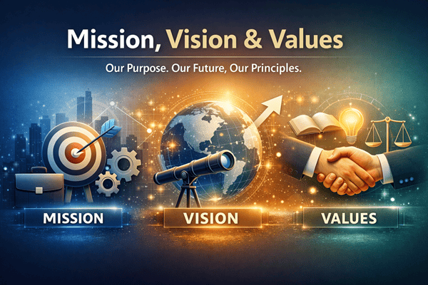 Mission, Vision and Values of SP Infocom guiding our technology and business approach