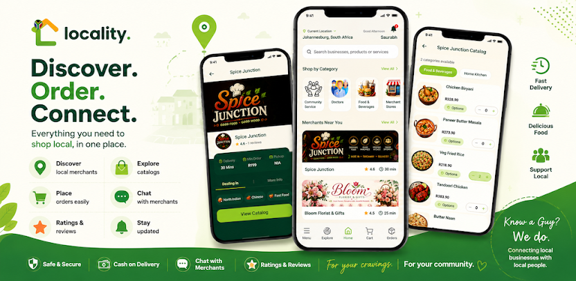 LOCALITY local marketplace app by SP Infocom