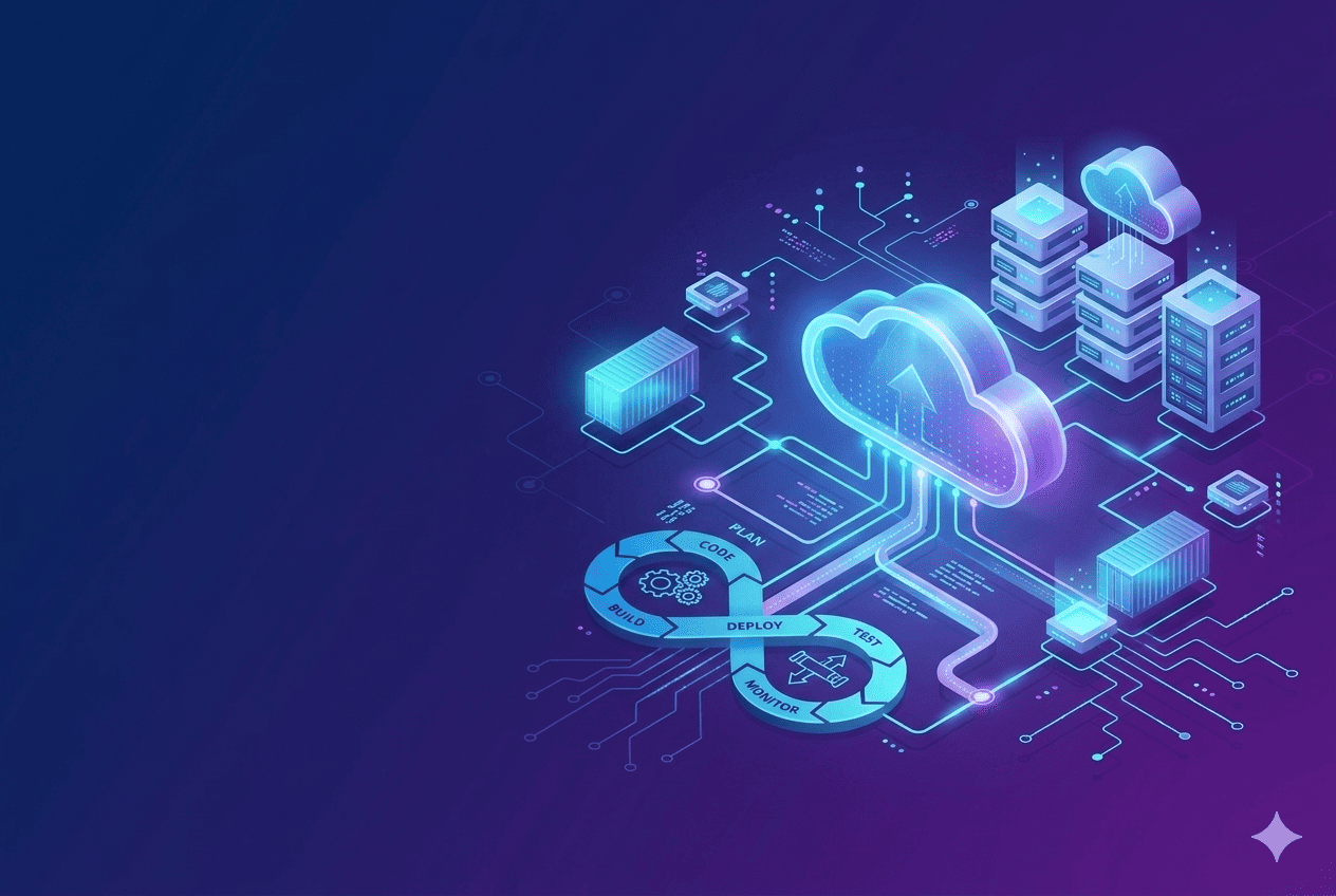 Scalable Cloud and DevOps service team optimizing deployment and automation